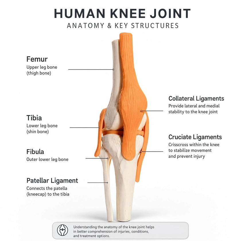 Life-Size Knee Joint Model