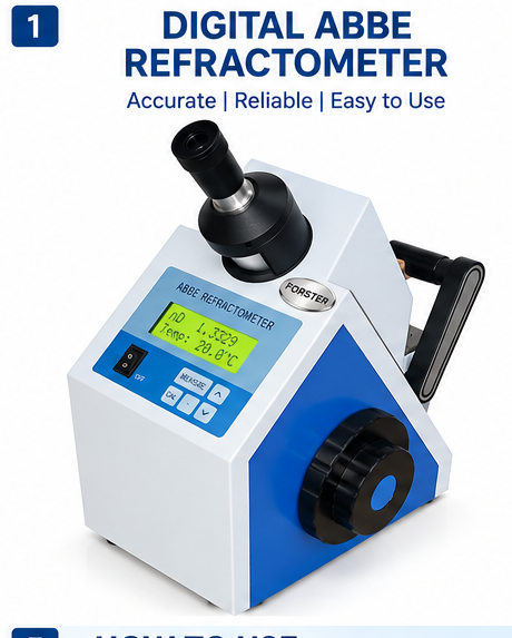 Abbe Refractometer – Laboratory Refractive Index Measuring Instrument