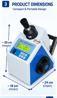 Abbe Refractometer – Laboratory Refractive Index Measuring Instrument