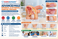 Advanced Male Internal & External Genital Organs Model
