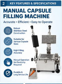 Capsule Filling Machine 100 Holes