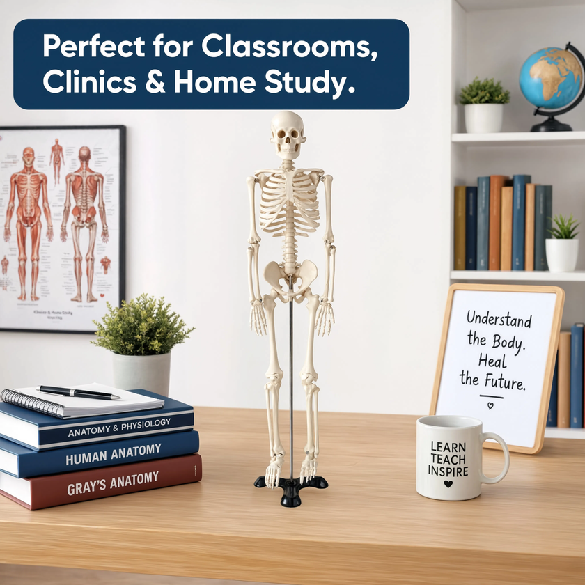 85CM Human Skeleton Model with Stand