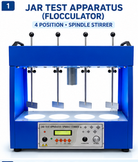 Digital Jar Test Apparatus 4 Test – Four Paddle Flocculator