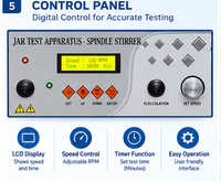 Digital Jar Test Apparatus 4 Test – Four Paddle Flocculator