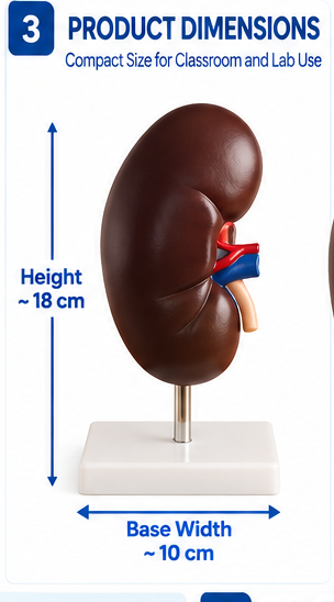 Human Kidney Model (2-Part)