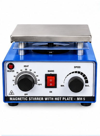Magnetic Stirrer with Hot Plate & Teflon Coated Stir Bar