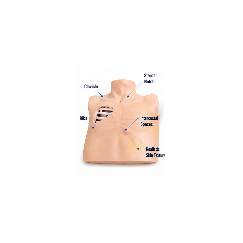 Pneumothorax / Pleural Drainage (Artificial Hydrothorax) Simulator