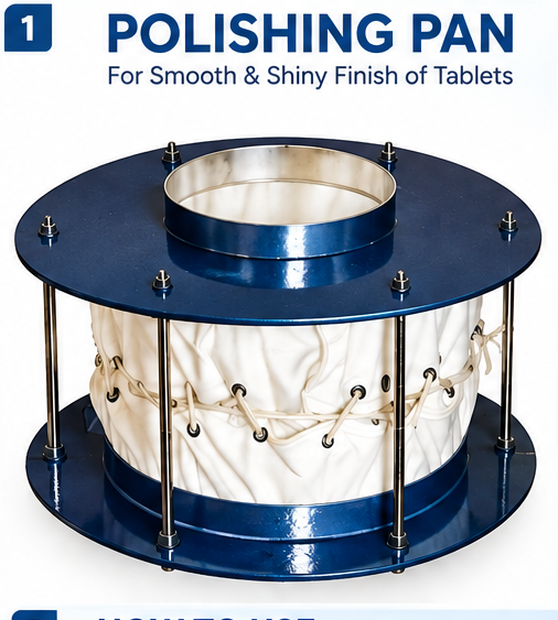 Tablet Polishing Pan – Laboratory Pharmaceutical Tablet Polishing Machine