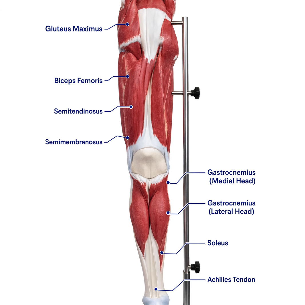 Muscles of Human Leg Model (13 Parts)