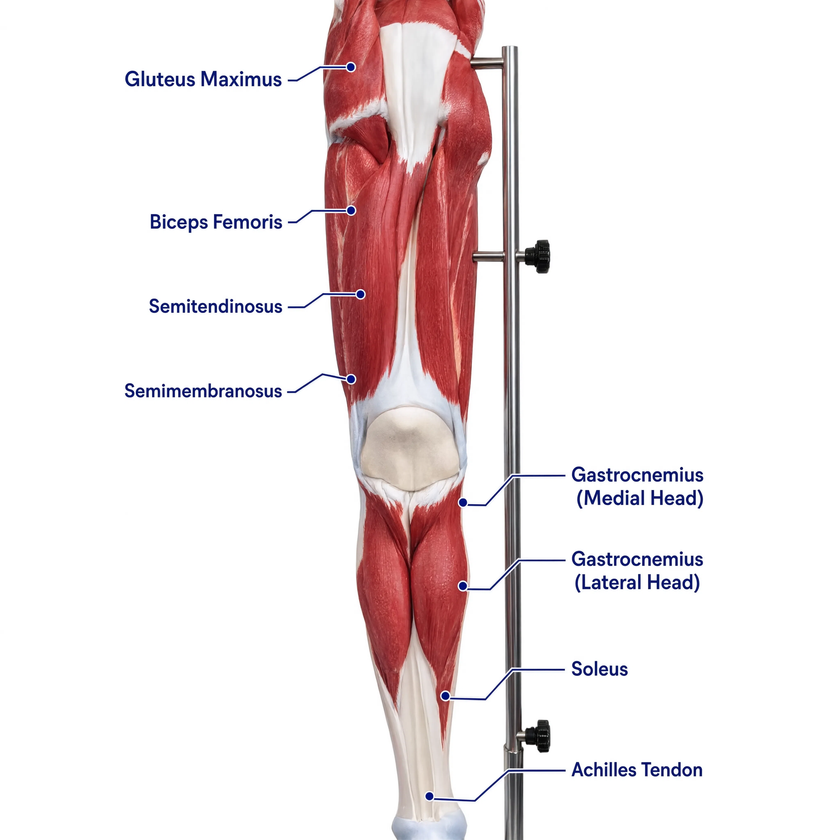 Muscles of Human Leg Model (13 Parts)