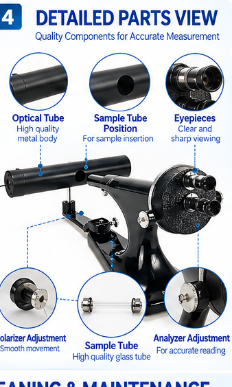 Research Polarimeter | Precision Optical Rotation Measurement Instrument