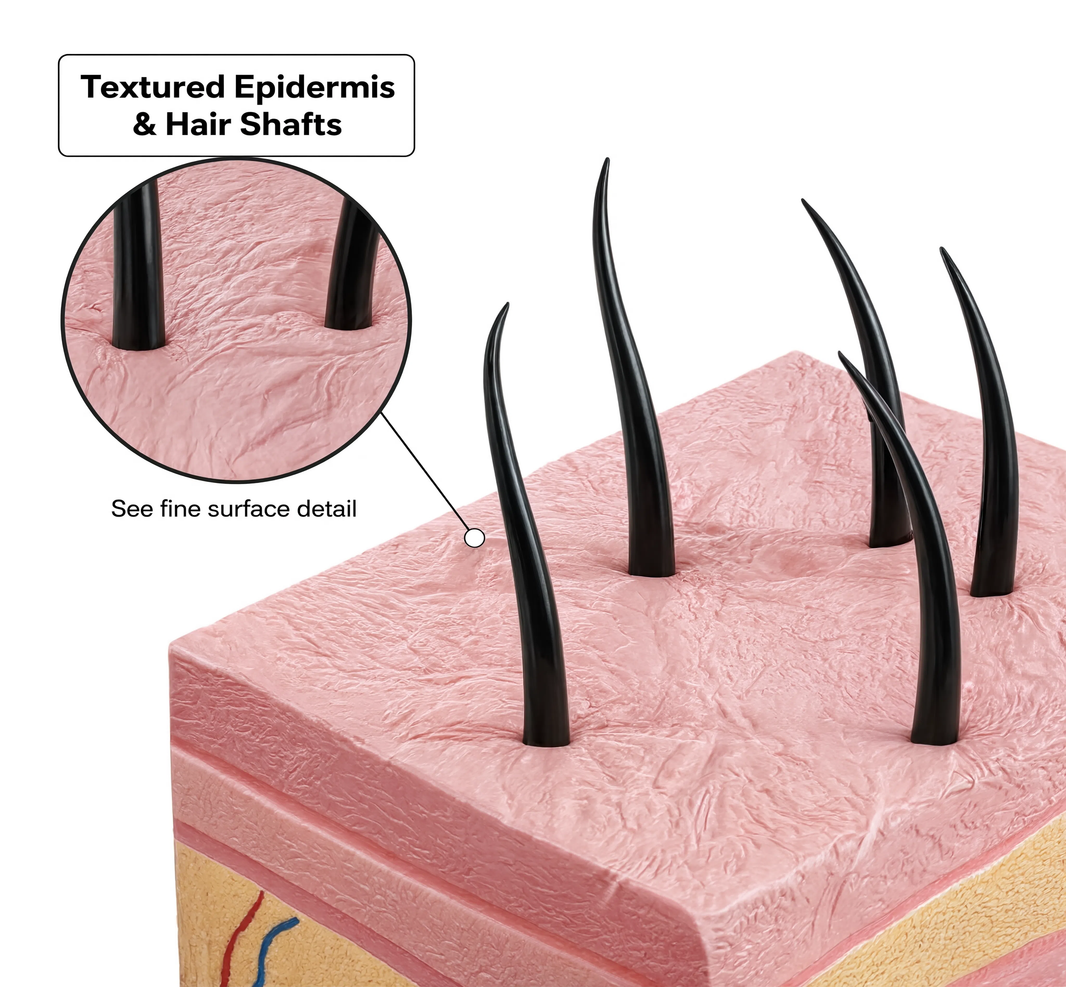 Human Skin Block Model