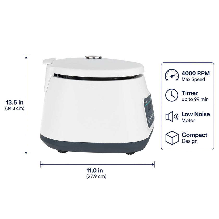 Centrifuge Machine | Low Noise Motorized Lab Centrifuge