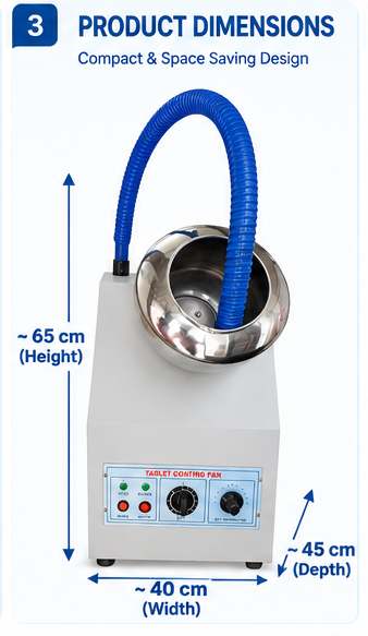 Tablet Coating Pan – Laboratory Tablet Coating Machine for Pharmaceutical