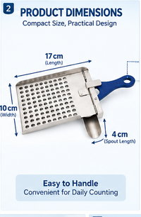Tablet Counter 50 Holes – Manual Tablet Counting Tray