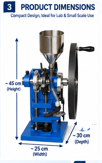 Tablet Making Machine – Manual Tablet Punching & Compression Machine